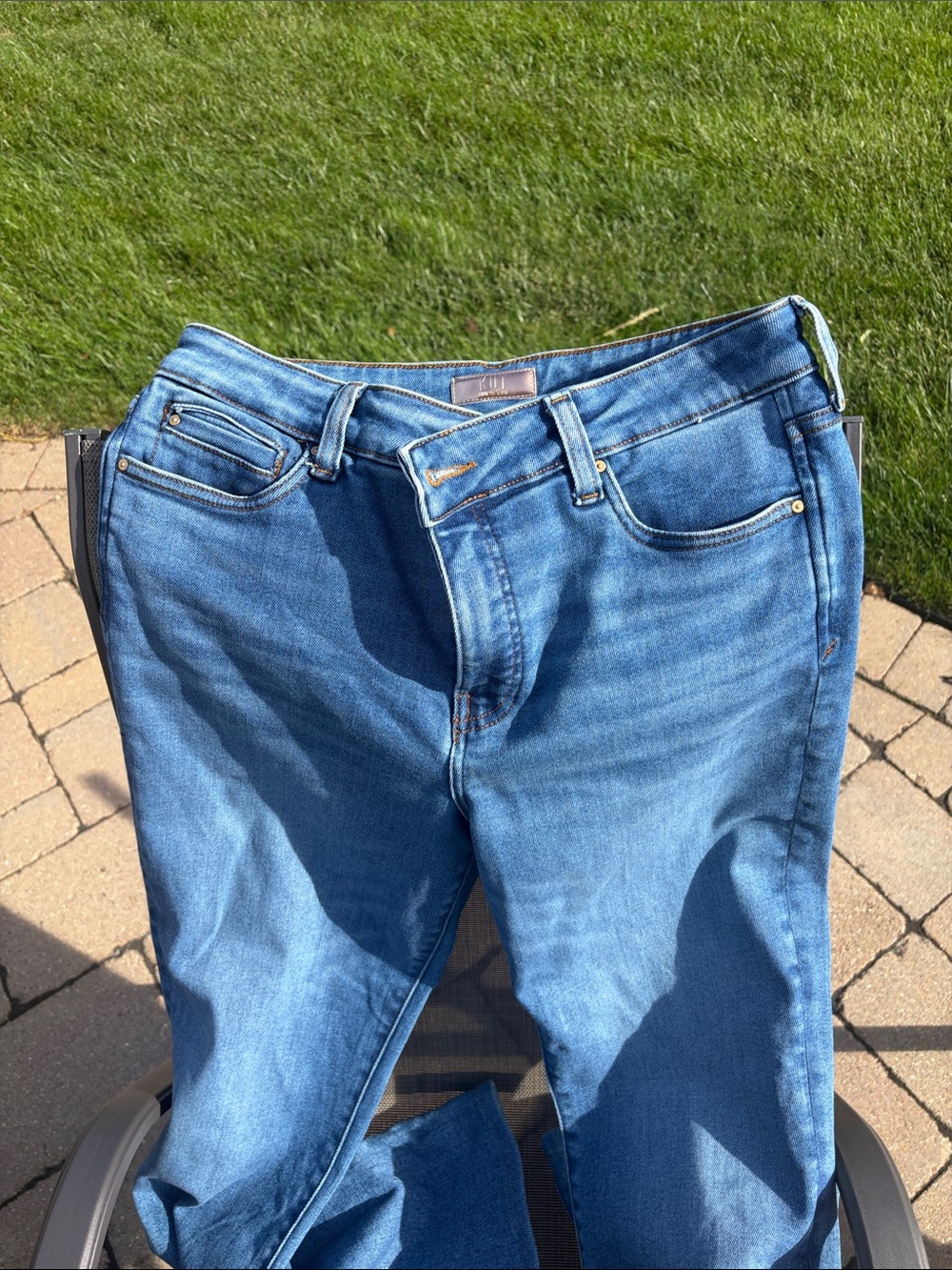 KUT women’s flare Blue Denim Jeans